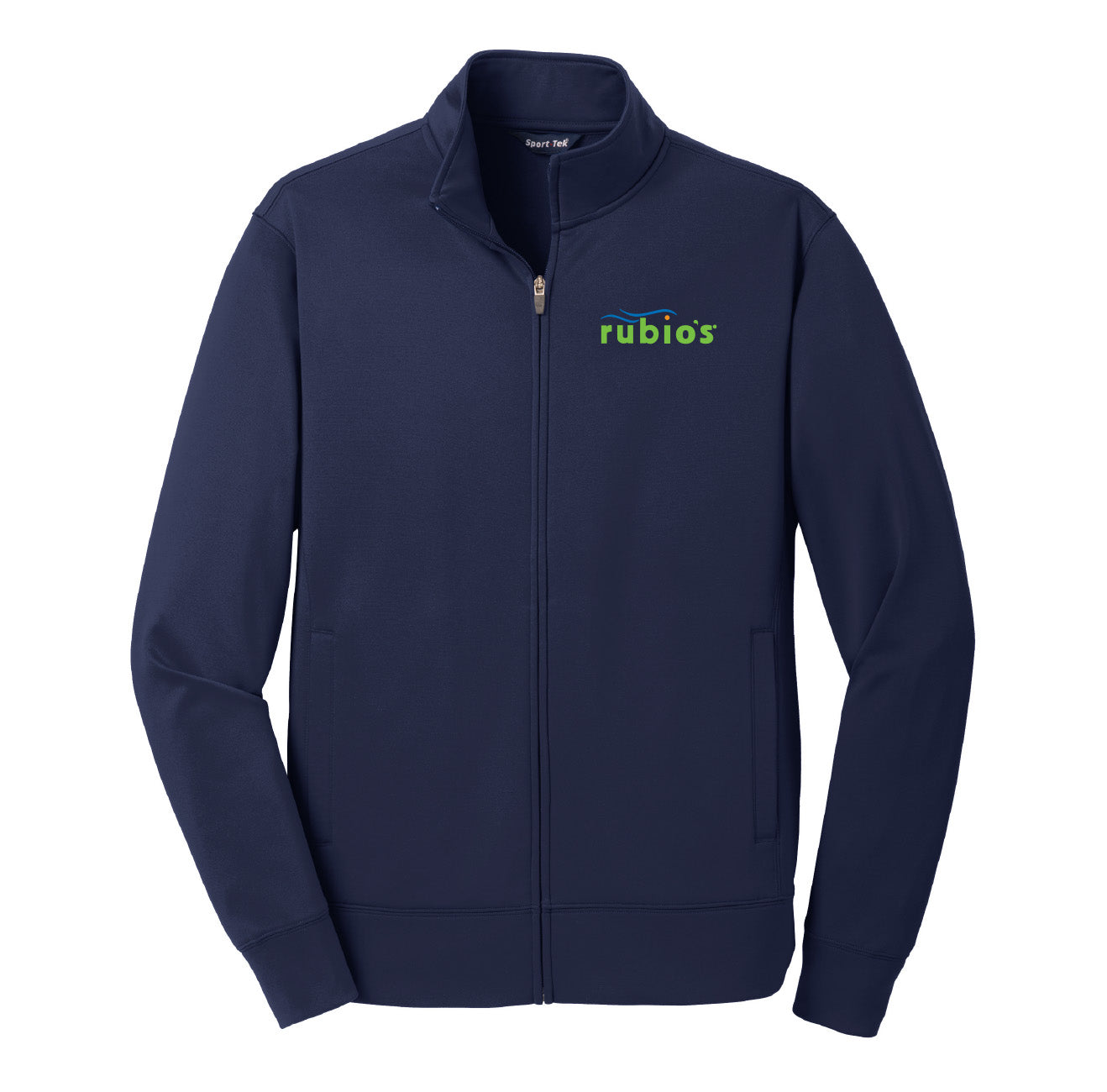 Sport Tek Fleece Full-Zip Jacket - Navy