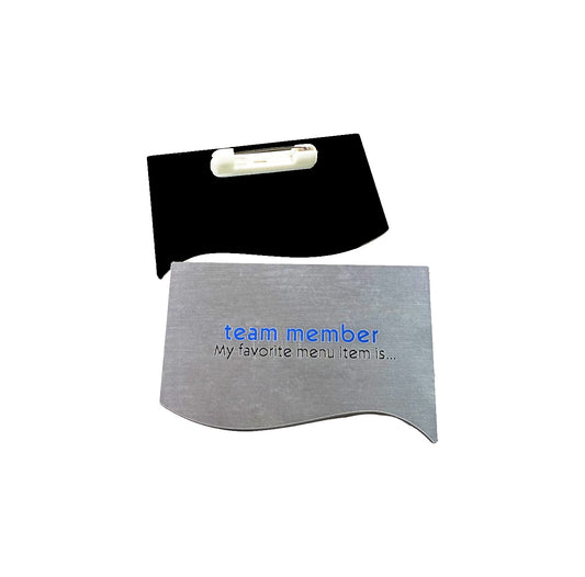 Stainless Steel Name Badges (Pack of 5)