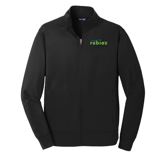 Sport Tek Fleece Full-Zip Jacket - Black