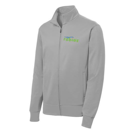 Sport Tek Fleece Full-Zip Jacket - Silver